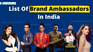 List Of Brand Ambassadors In India PDF