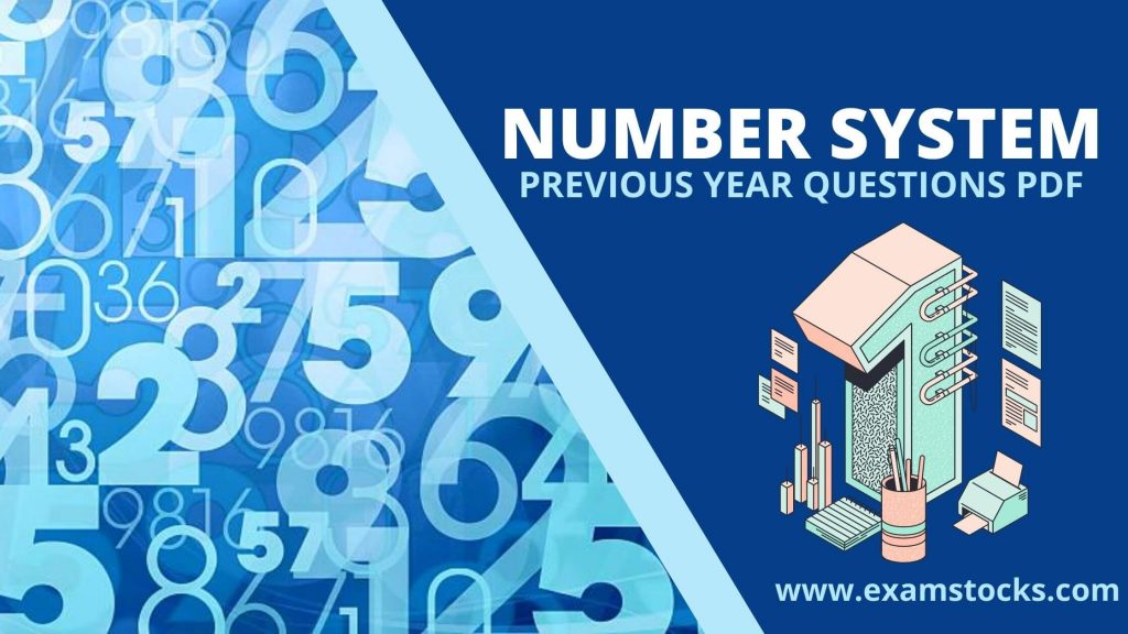 Number System Previous Year Questions PDF & Study Notes