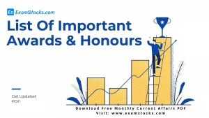 Important Awards And Honours PDF
