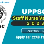 UPPSC Staff Nurse Vacancy 2023