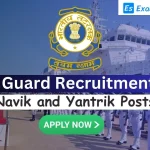 Indian Coast Guard Recruitment 2023, Apply Online for Navik and Yantrik Posts