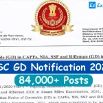 SSC GD Notification 2024